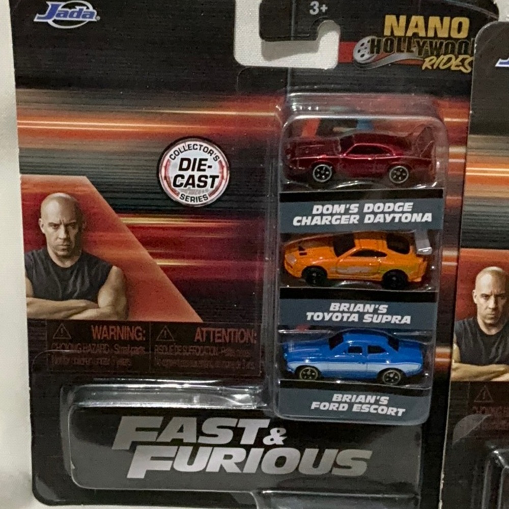 NIP 4 Packs JADA Nano Hollywood Rides Fast & Furious Die Cast Collectors Series - Picture 2 of 8